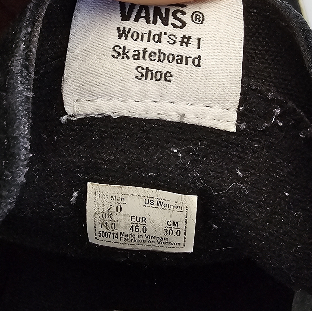 Authentic Vans UNISEX Tiger Check High Top- Mens 12, Womens 10.5 - Picture 3 of 8